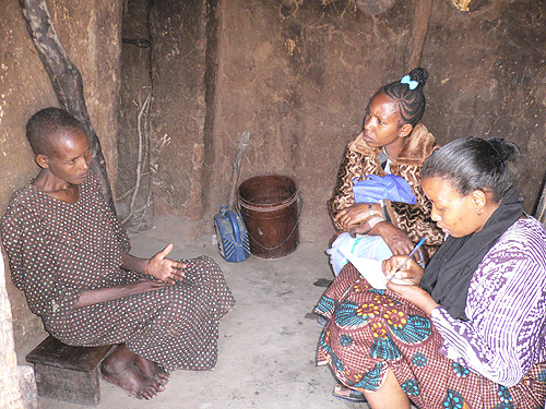 Im Haus eines Aidskranken